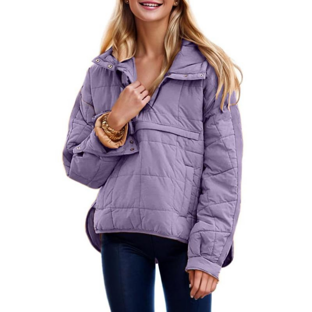 Jessy™ – Oversized Hooded Pullover Jacket