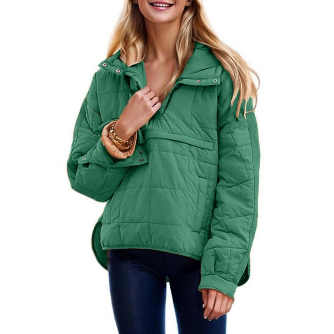 Jessy™ – Oversized Hooded Pullover Jacket