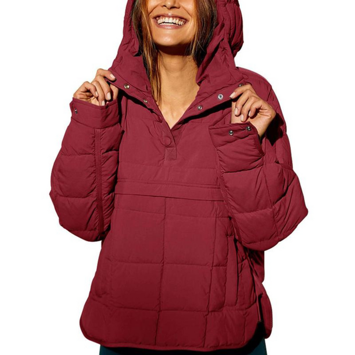 Jessy™ – Oversized Hooded Pullover Jacket