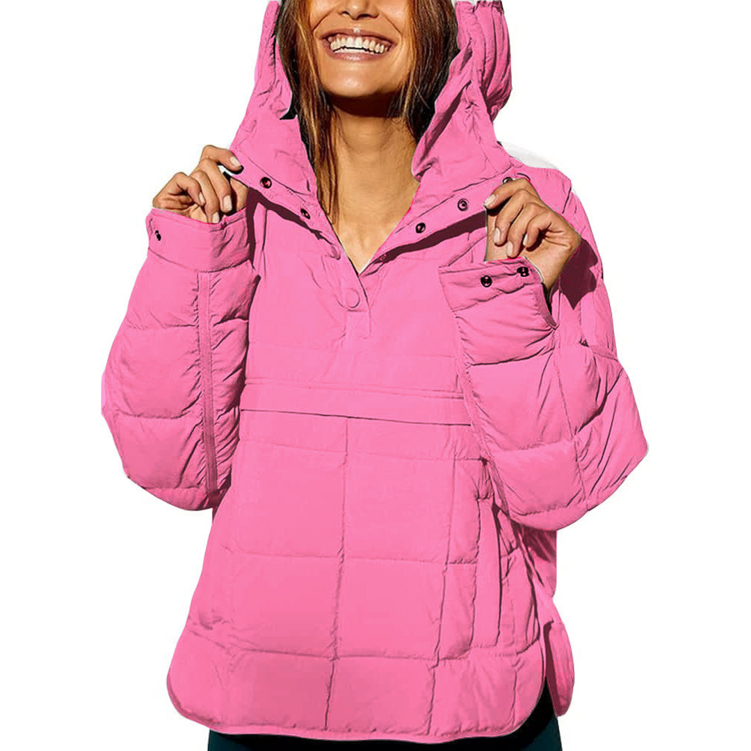 Jessy™ – Oversized Hooded Pullover Jacket