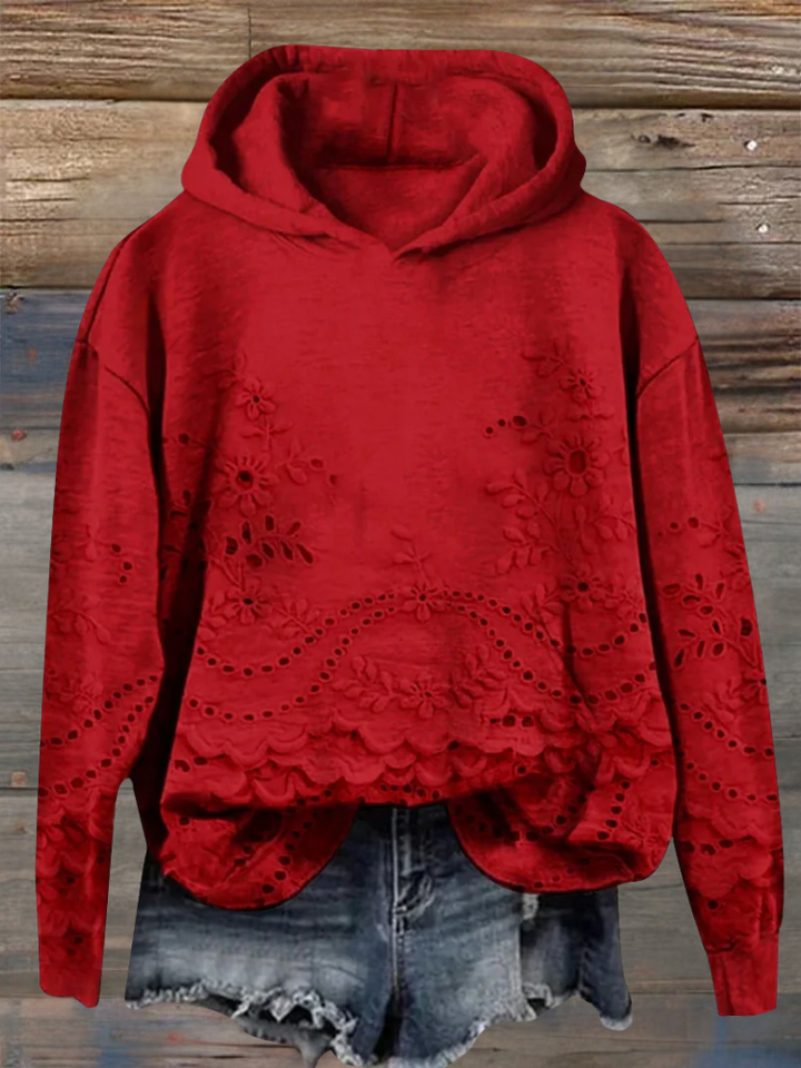 Linda | Jumper with Lace Details