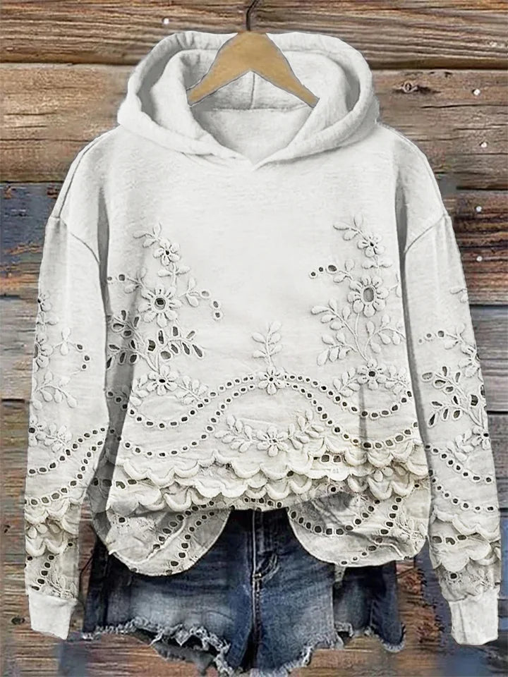 Linda | Jumper with Lace Details
