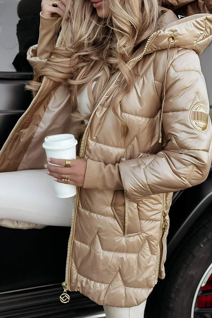 Josephine | Elegant Winter Coat with Hood and Padding