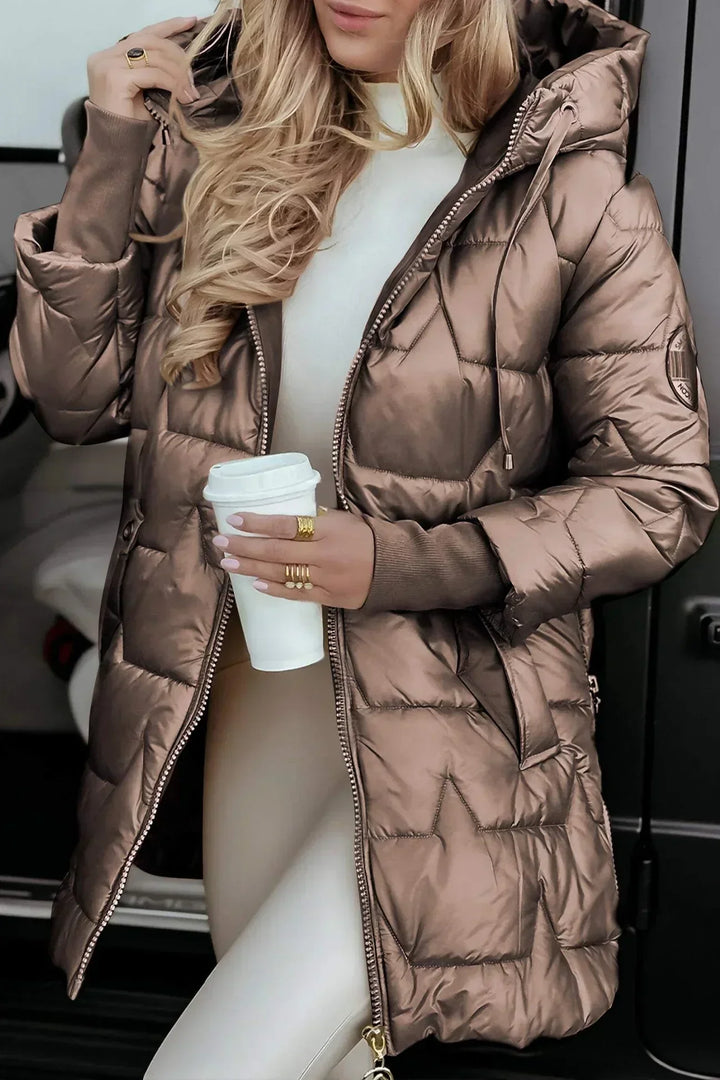 Josephine | Elegant Winter Coat with Hood and Padding