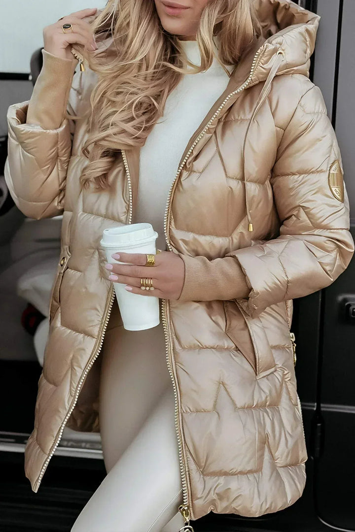 Josephine | Elegant Winter Coat with Hood and Padding